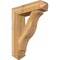 Ekena Millwork Funston Arts and Crafts Rough Sawn Bracket w/ Offset Brace, Western Red Cedar, 8"W x 30"D x 38"H BKT0806X30X38FST03RWR - alternate 1